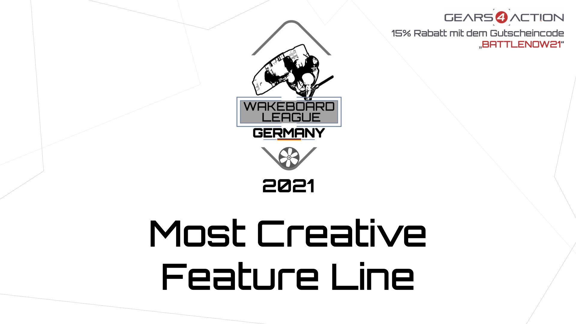 Wakeboard League Germany 2021 - #7 Most Creative Feature Line